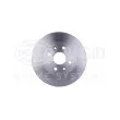 Jeu de 2 disques de frein avant HELLA 8DD 355 112-781 - Visuel 2