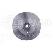 Jeu de 2 disques de frein arrière HELLA 8DD 355 113-481 - Visuel 2