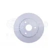 Jeu de 2 disques de frein avant HELLA 8DD 355 113-561 - Visuel 2