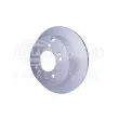 Jeu de 2 disques de frein arrière HELLA 8DD 355 113-641 - Visuel 3