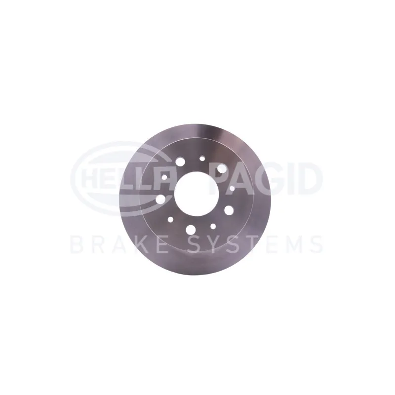 Jeu de 2 disques de frein arrière HELLA 8DD 355 113-711 - Visuel 1