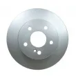 Jeu de 2 disques de frein arrière HELLA 8DD 355 114-181 - Visuel 2
