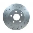 Jeu de 2 disques de frein avant HELLA 8DD 355 114-391 - Visuel 2