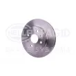 Jeu de 2 disques de frein avant HELLA 8DD 355 114-421 - Visuel 3