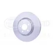 Jeu de 2 disques de frein avant HELLA 8DD 355 115-591 - Visuel 3