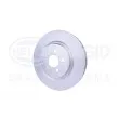 Jeu de 2 disques de frein arrière HELLA 8DD 355 115-601 - Visuel 3