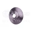 Jeu de 2 disques de frein arrière HELLA 8DD 355 116-121 - Visuel 3