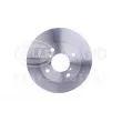 Jeu de 2 disques de frein avant HELLA 8DD 355 116-501 - Visuel 2