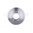 Jeu de 2 disques de frein arrière HELLA 8DD 355 116-571 - Visuel 2