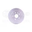 Jeu de 2 disques de frein arrière HELLA 8DD 355 116-581 - Visuel 2
