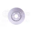 Jeu de 2 disques de frein avant HELLA 8DD 355 116-651 - Visuel 2