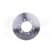 Jeu de 2 disques de frein avant HELLA 8DD 355 116-821 - Visuel 2