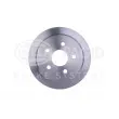 Jeu de 2 disques de frein arrière HELLA 8DD 355 117-101 - Visuel 2
