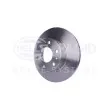 Jeu de 2 disques de frein arrière HELLA 8DD 355 117-171 - Visuel 3
