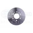 Jeu de 2 disques de frein avant HELLA 8DD 355 117-621 - Visuel 2