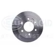Jeu de 2 disques de frein arrière HELLA 8DD 355 117-641 - Visuel 2