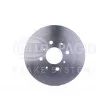 Jeu de 2 disques de frein arrière HELLA 8DD 355 117-871 - Visuel 2