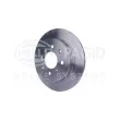 Jeu de 2 disques de frein arrière HELLA 8DD 355 117-871 - Visuel 3