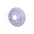 Jeu de 2 disques de frein arrière HELLA 8DD 355 117-901 - Visuel 3