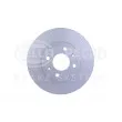 Jeu de 2 disques de frein avant HELLA 8DD 355 117-981 - Visuel 2