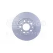 Jeu de 2 disques de frein arrière HELLA 8DD 355 118-071 - Visuel 2