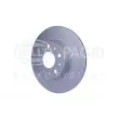 Jeu de 2 disques de frein arrière HELLA 8DD 355 118-071 - Visuel 3