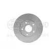 Jeu de 2 disques de frein avant HELLA 8DD 355 118-191 - Visuel 1