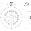 Jeu de 2 disques de frein arrière HELLA 8DD 355 118-211 - Visuel 1