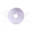 Jeu de 2 disques de frein avant HELLA 8DD 355 118-291 - Visuel 2