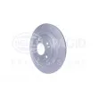 Jeu de 2 disques de frein arrière HELLA 8DD 355 118-351 - Visuel 3