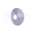 Jeu de 2 disques de frein arrière HELLA 8DD 355 118-361 - Visuel 3