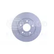 Jeu de 2 disques de frein avant HELLA 8DD 355 118-371 - Visuel 2