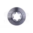 Jeu de 2 disques de frein avant HELLA 8DD 355 118-481 - Visuel 2