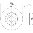 Jeu de 2 disques de frein avant HELLA 8DD 355 118-491 - Visuel 1