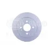 Jeu de 2 disques de frein arrière HELLA 8DD 355 118-501 - Visuel 2