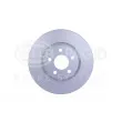 Jeu de 2 disques de frein avant HELLA 8DD 355 118-601 - Visuel 2