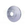 Jeu de 2 disques de frein avant HELLA 8DD 355 118-671 - Visuel 3