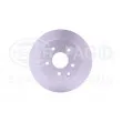 Jeu de 2 disques de frein arrière HELLA 8DD 355 118-711 - Visuel 2