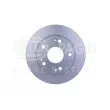 Jeu de 2 disques de frein arrière HELLA 8DD 355 118-731 - Visuel 2