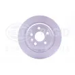 Jeu de 2 disques de frein arrière HELLA 8DD 355 118-841 - Visuel 2