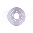 Jeu de 2 disques de frein arrière HELLA 8DD 355 118-861 - Visuel 2