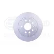 Jeu de 2 disques de frein arrière HELLA 8DD 355 119-111 - Visuel 2