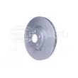 Jeu de 2 disques de frein avant HELLA 8DD 355 119-131 - Visuel 3
