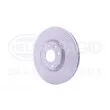 Jeu de 2 disques de frein avant HELLA 8DD 355 119-161 - Visuel 3