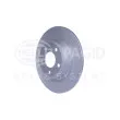 Jeu de 2 disques de frein arrière HELLA 8DD 355 119-421 - Visuel 3