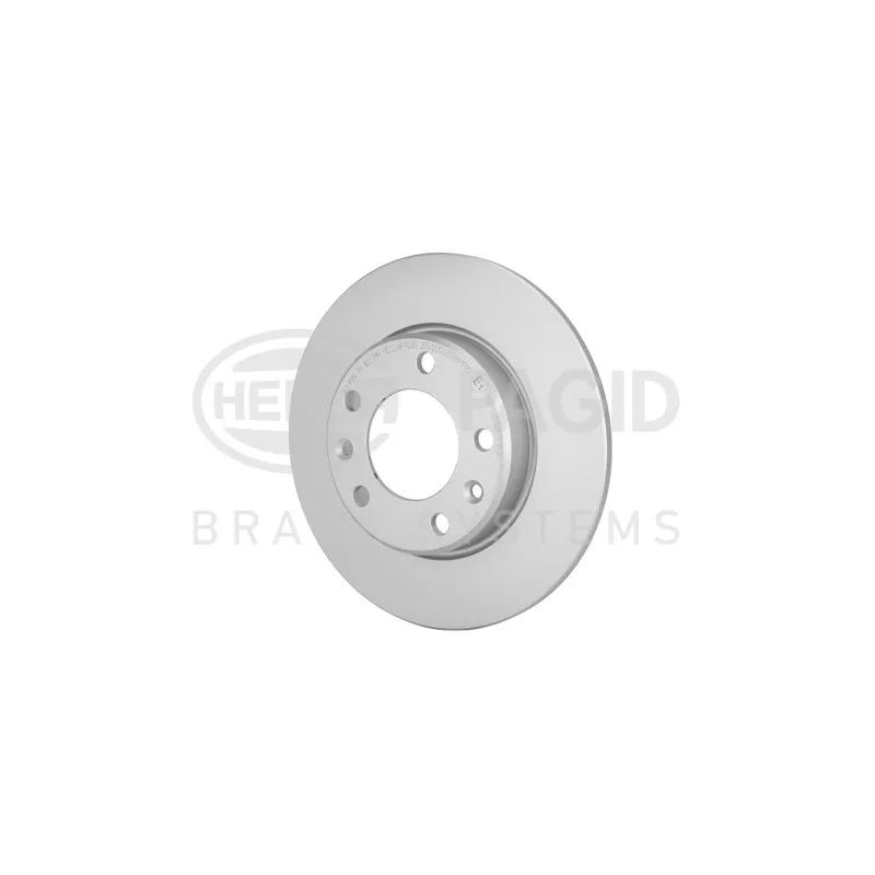 Jeu de 2 disques de frein arrière HELLA 8DD 355 120-581 - Visuel 2