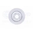 Jeu de 2 disques de frein avant HELLA 8DD 355 120-661 - Visuel 2