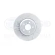 Jeu de 2 disques de frein arrière HELLA 8DD 355 120-781 - Visuel 2