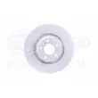 Jeu de 2 disques de frein arrière HELLA 8DD 355 120-801 - Visuel 2