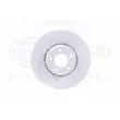 Jeu de 2 disques de frein avant HELLA 8DD 355 120-821 - Visuel 2
